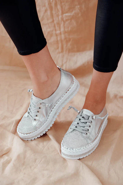 Loafers Elegant met Strass Versiering – Hansje