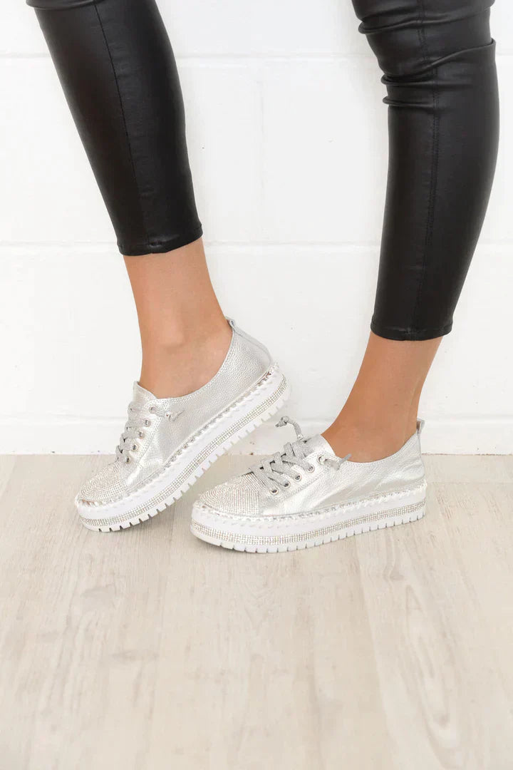 Loafers Elegant met Strass Versiering – Hansje