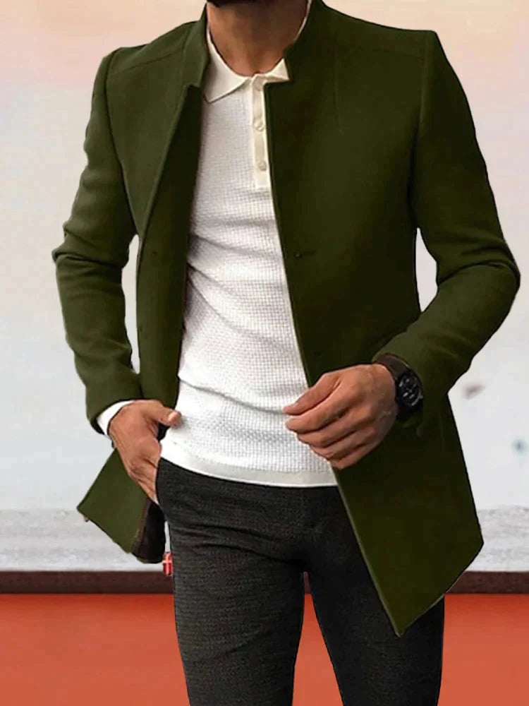Blazer Trendy Effen Tweed – Mauritz