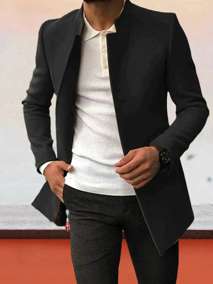 Blazer Trendy Effen Tweed – Mauritz