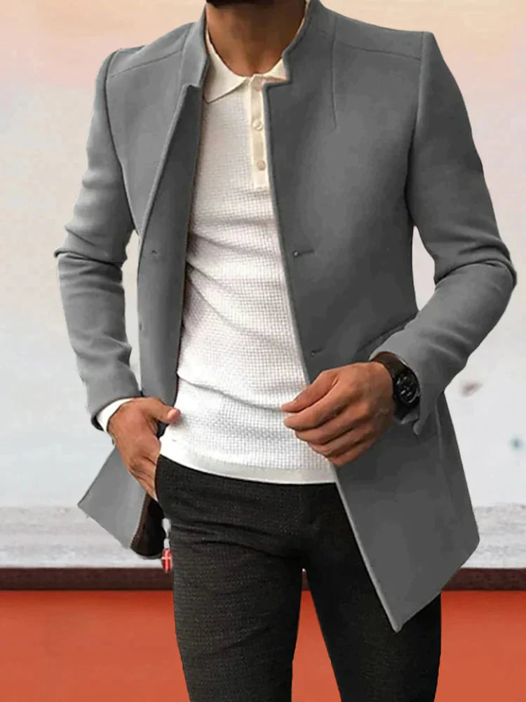 Blazer Trendy Effen Tweed – Mauritz