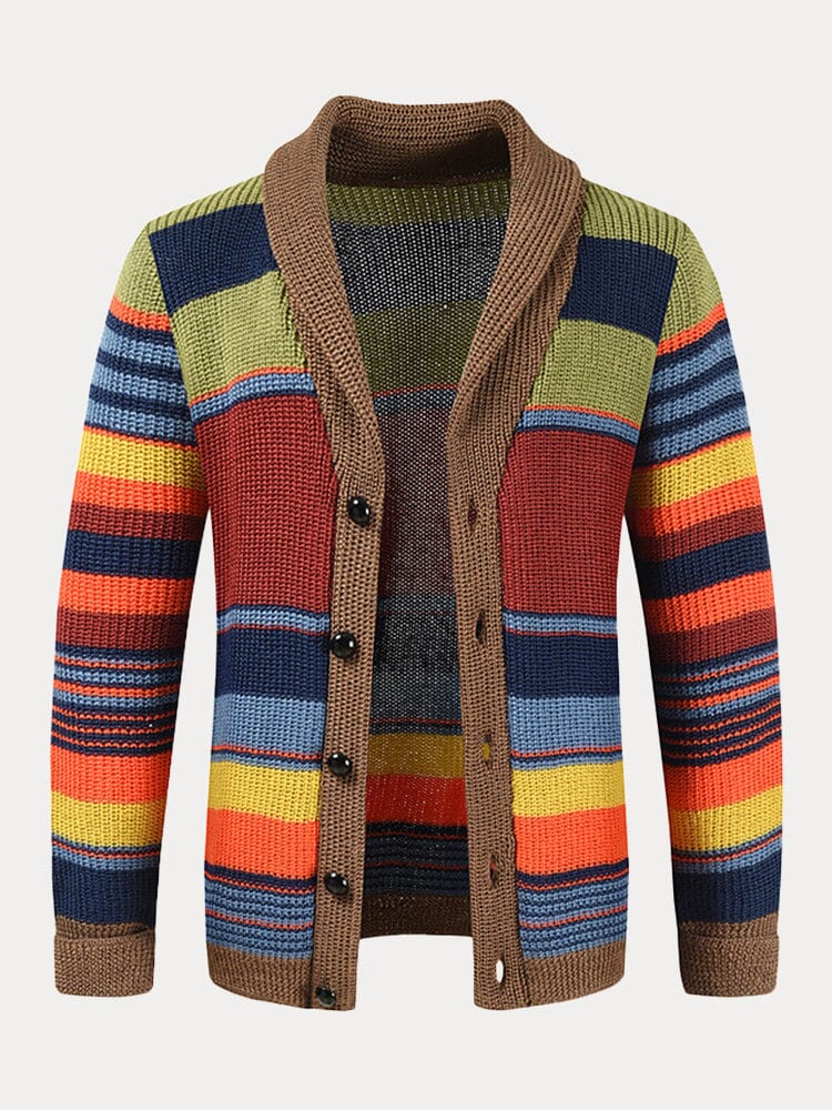 Trui met Kraag Multicolor Gebreid – Walraven