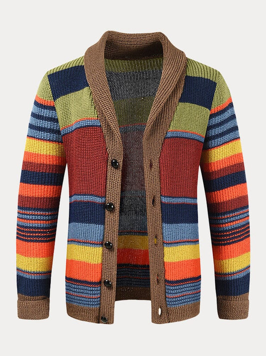 Trui met Kraag Multicolor Gebreid – Walraven