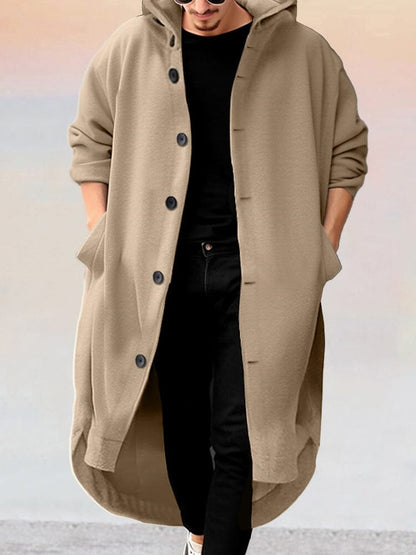 Jas Lang Met Capuchon Stijlvol Design – Pim