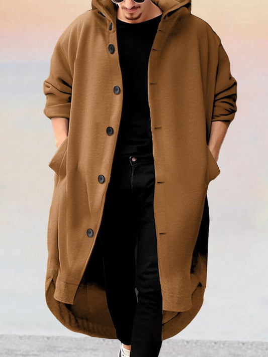 Jas Lang Met Capuchon Stijlvol Design – Pim