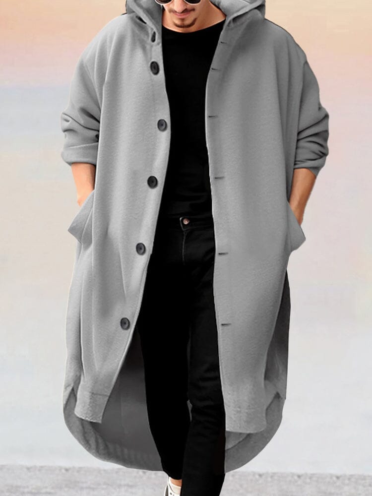 Jas Lang Met Capuchon Stijlvol Design – Pim