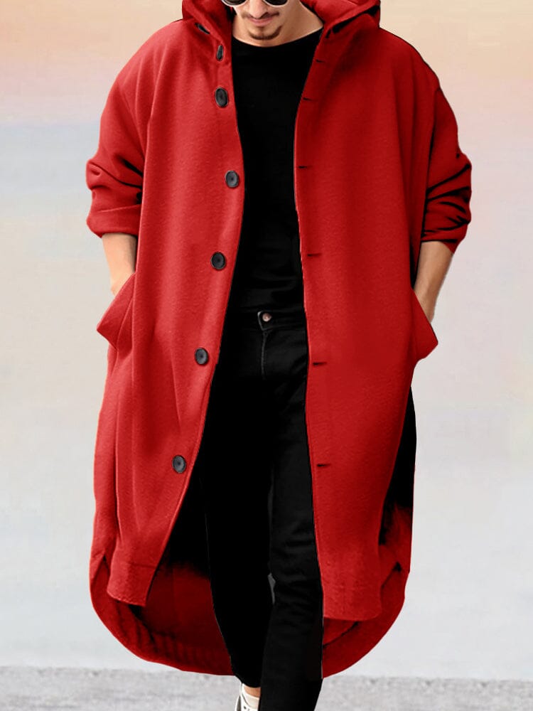 Jas Lang Met Capuchon Stijlvol Design – Pim