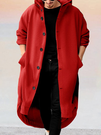 Jas Lang Met Capuchon Stijlvol Design – Pim