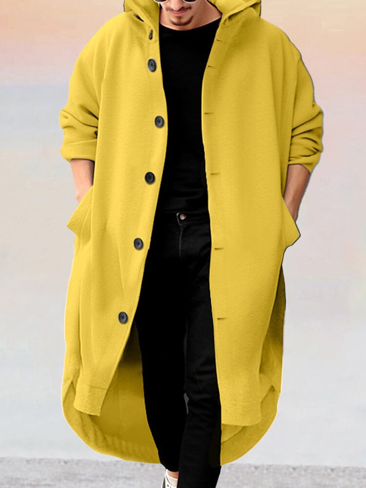 Jas Lang Met Capuchon Stijlvol Design – Pim