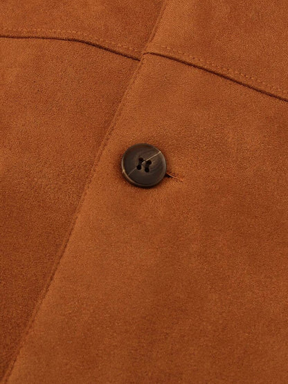 Trenchcoat Vintage Comfortabel Suède – Mertie