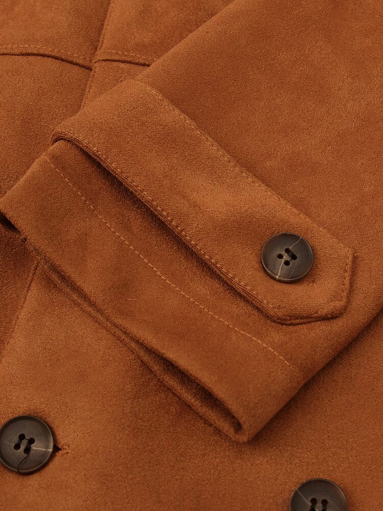 Trenchcoat Vintage Comfortabel Suède – Mertie