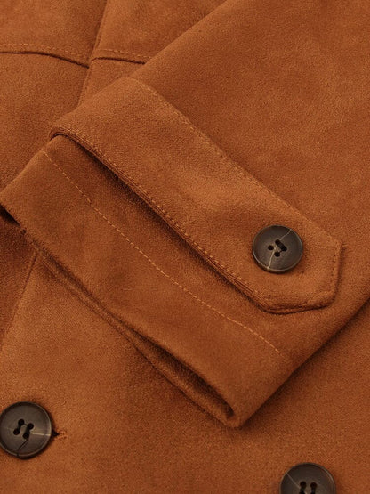 Trenchcoat Vintage Comfortabel Suède – Mertie
