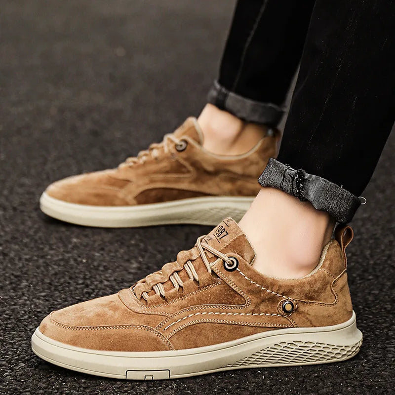 Suede lage sneakers stijlvol 1987 - Mitch