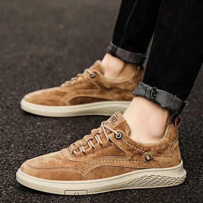 Suede lage sneakers stijlvol 1987 - Mitch