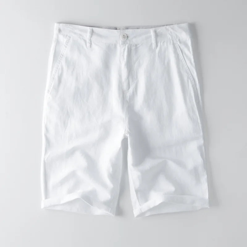 Heren Shorts Katoen-Linnen Mix Relaxed Fit – Jacco