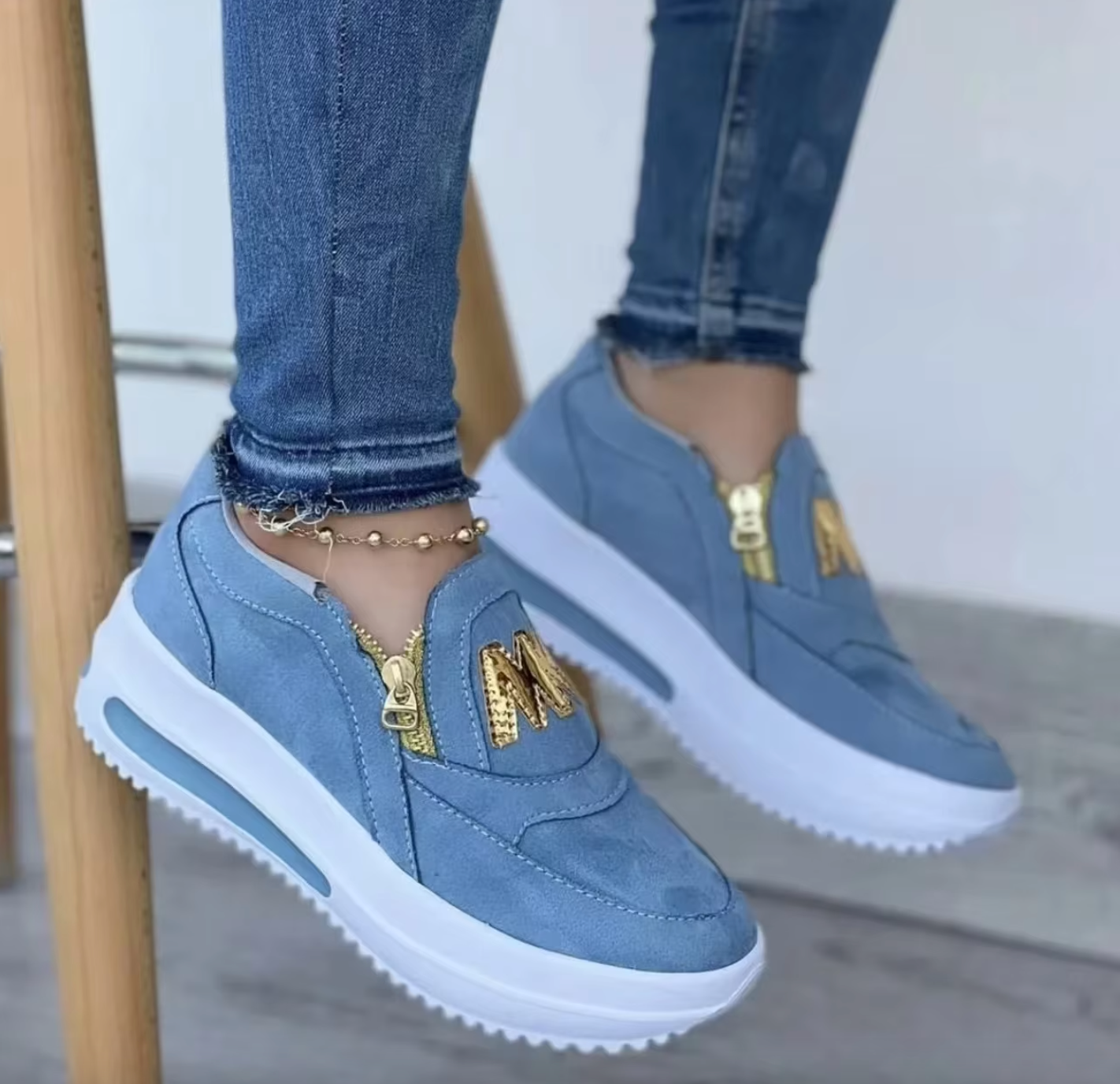 Dames Sneakers Platform Zacht & Comfortabel – Fennie