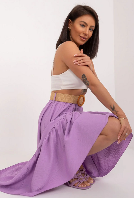 Maxi Rok Met Volant & Zomerprint – Sanne