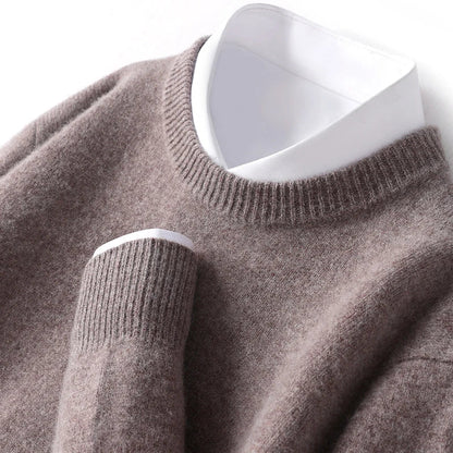 Merino Wollen Crewneck Comfortabel Design – Cameron