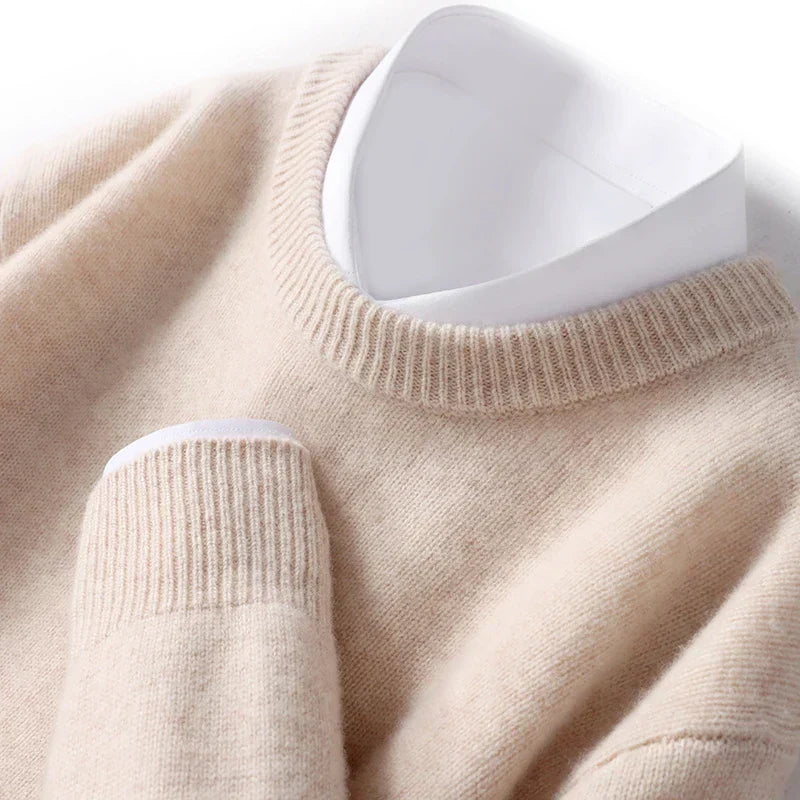 Merino Wollen Crewneck Comfortabel Design – Cameron
