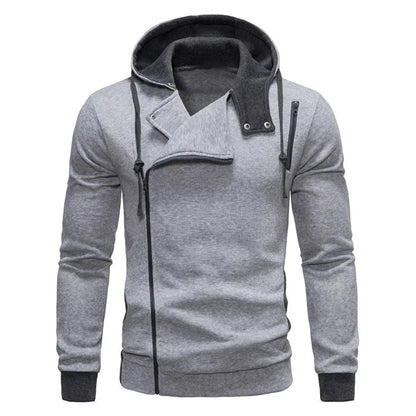 Heren Hoodie Asymmetrisch Avontuurlijk Design – Zayden