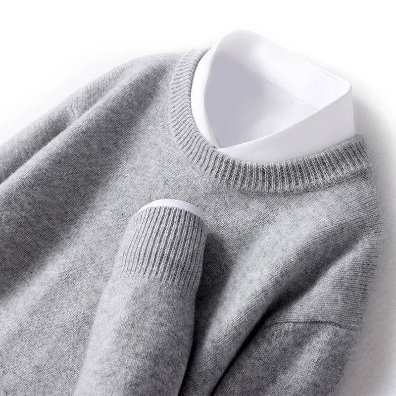 Merino Wollen Crewneck Comfortabel Design – Cameron