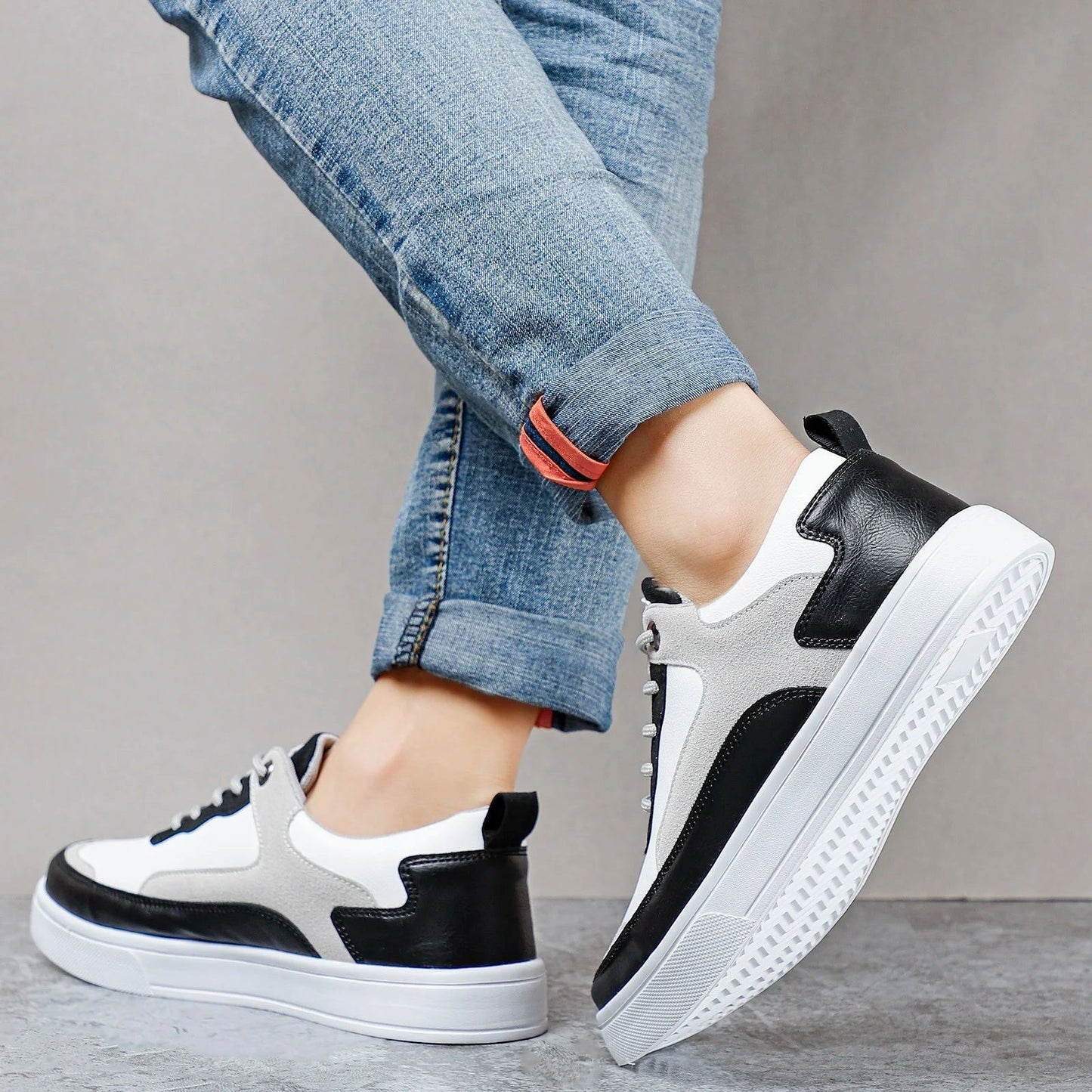 Heren Sneaker Stijlvol Leer & Comfortabel – Adriaen