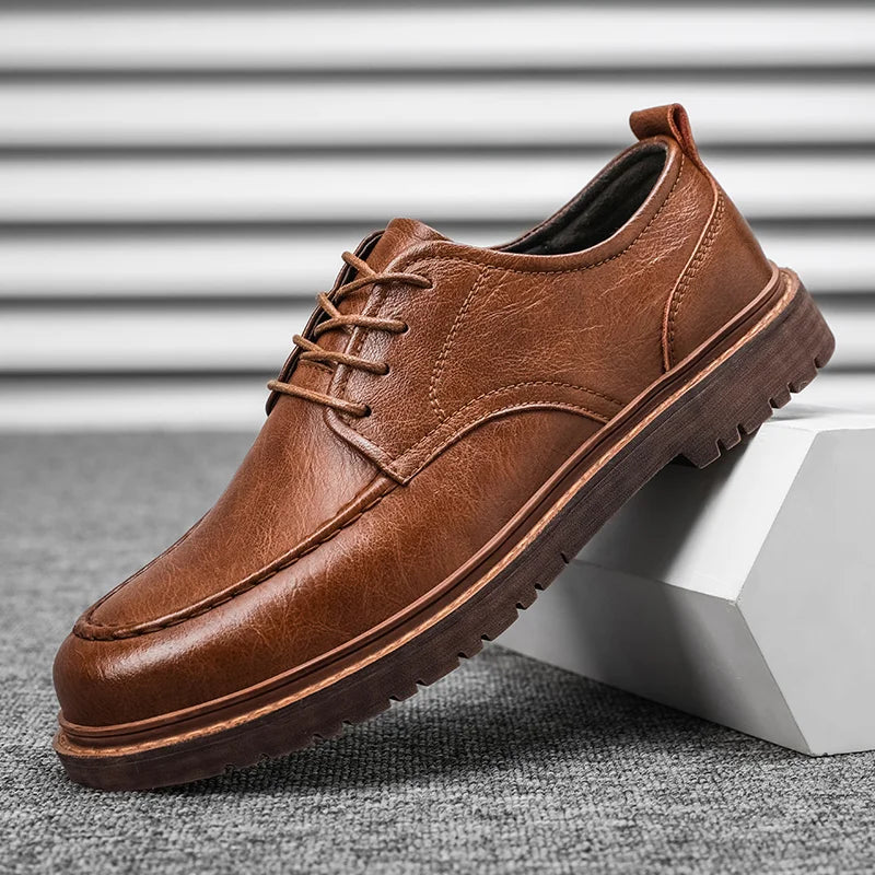 Stijlvolle leren schoenen stevig oxford - Damon