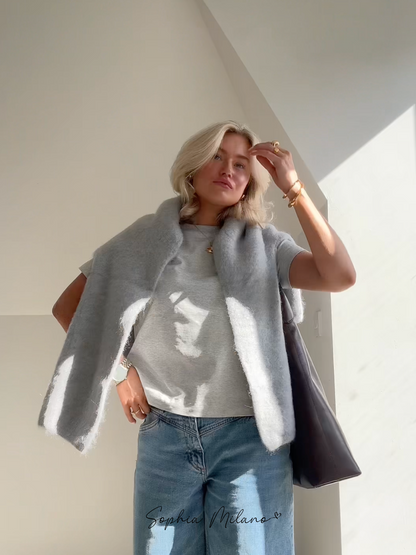 Trui met Ronde Hals Comfortabel en Trendy – Gesina