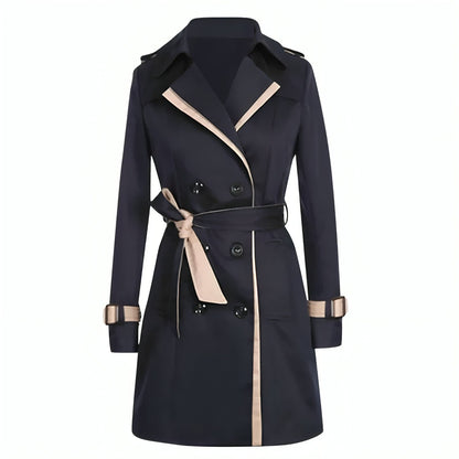 Elegante trenchcoats double breasted windbreaker overjas winter dames - Lotte