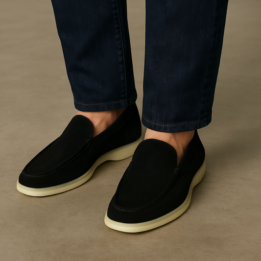 Loafers Premium Suède Stijlvol Zwart – Klaas