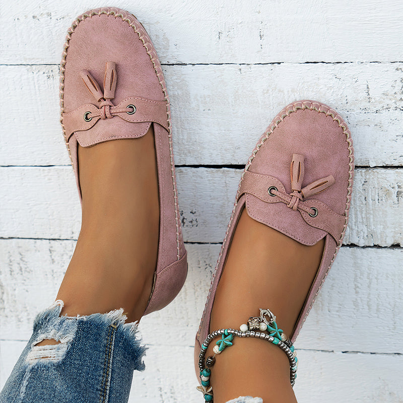 Loafers met Strikdetail en Flexibele Zool – Ulyssa