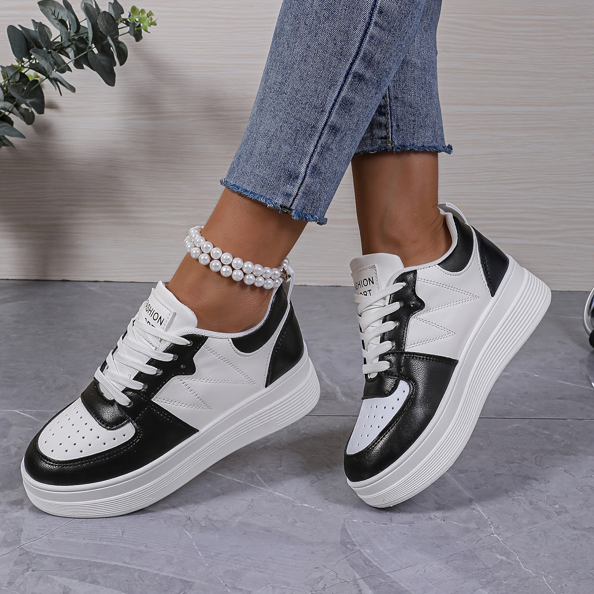 Dames Sneakers Comfortabel Plat Design – Elize
