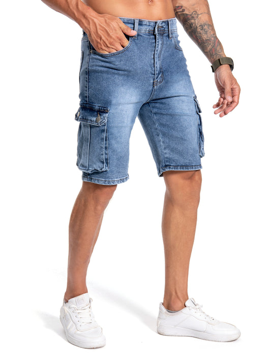 Denim Shorts Comfortabele Pasvorm – Welsey