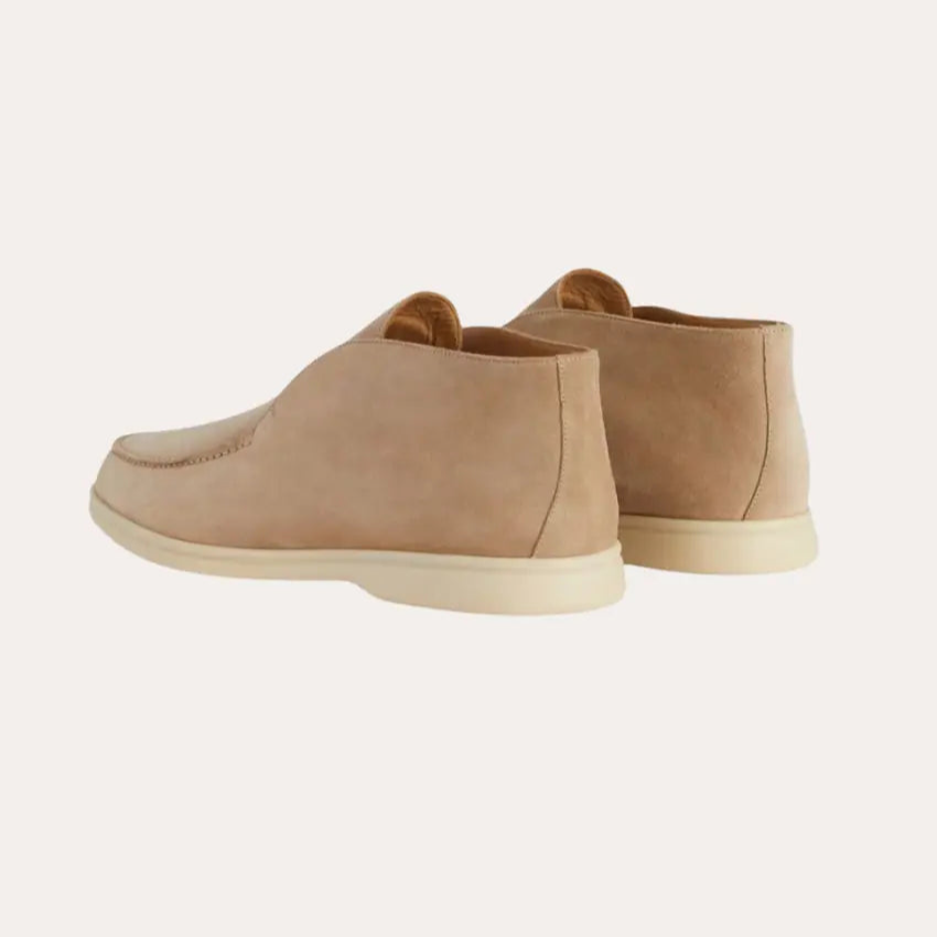 Suède Loafers Stijlvol Beige – Riemer