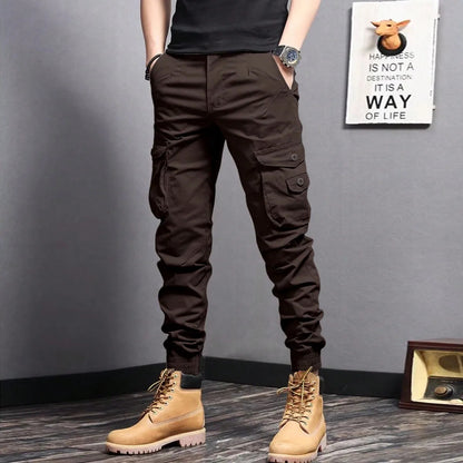 elastische cargo broek - Stefan