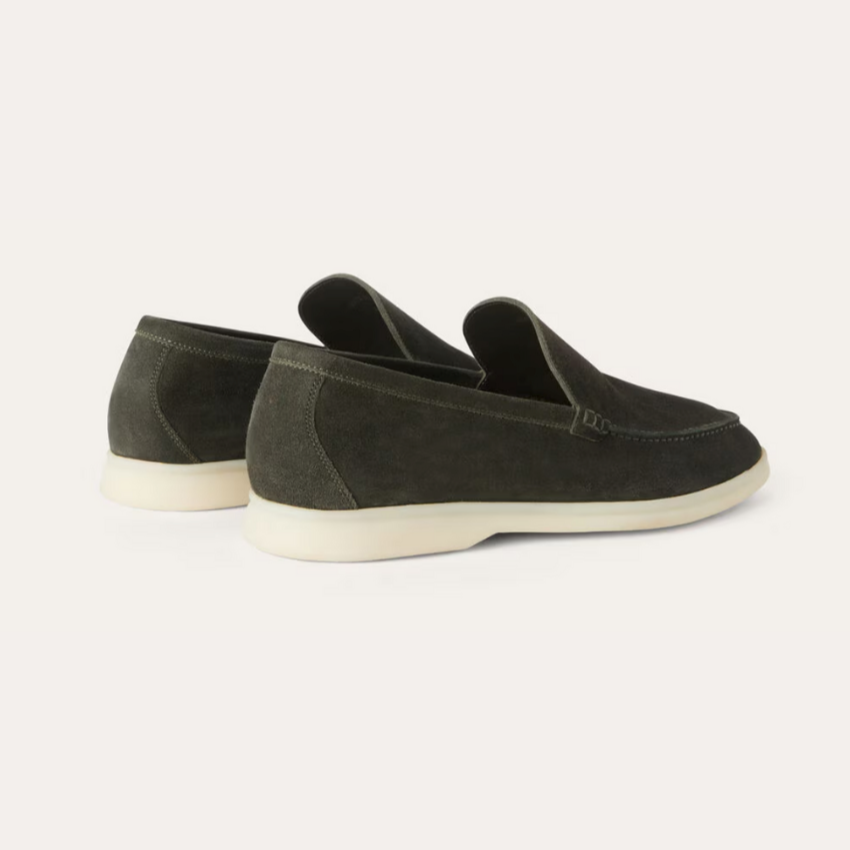 Loafers Premium Suède Profond Groen – Gert
