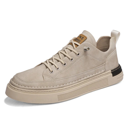 Veelzijdige sneaker casual leer heren - Gerro