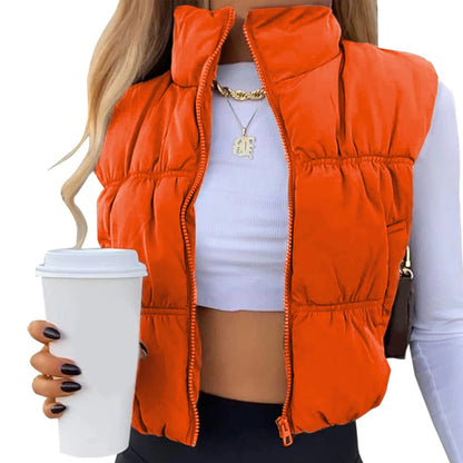 cropped bodywarmer - Camilla