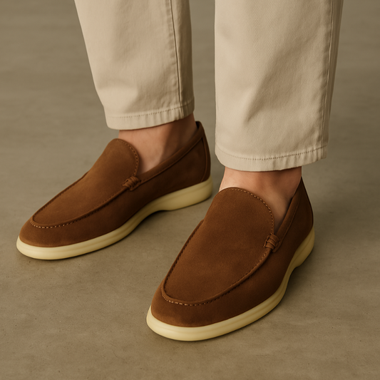 Loafers Premium Suède Bruin – Jens