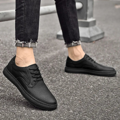 Luxe Leren Sneakers - Cas