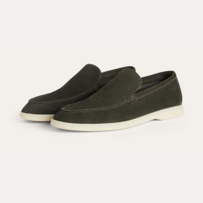 Loafers Premium Suède Profond Groen – Gert