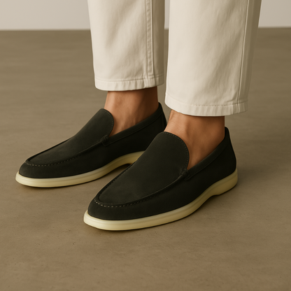 Loafers Premium Suède Profond Groen – Gert