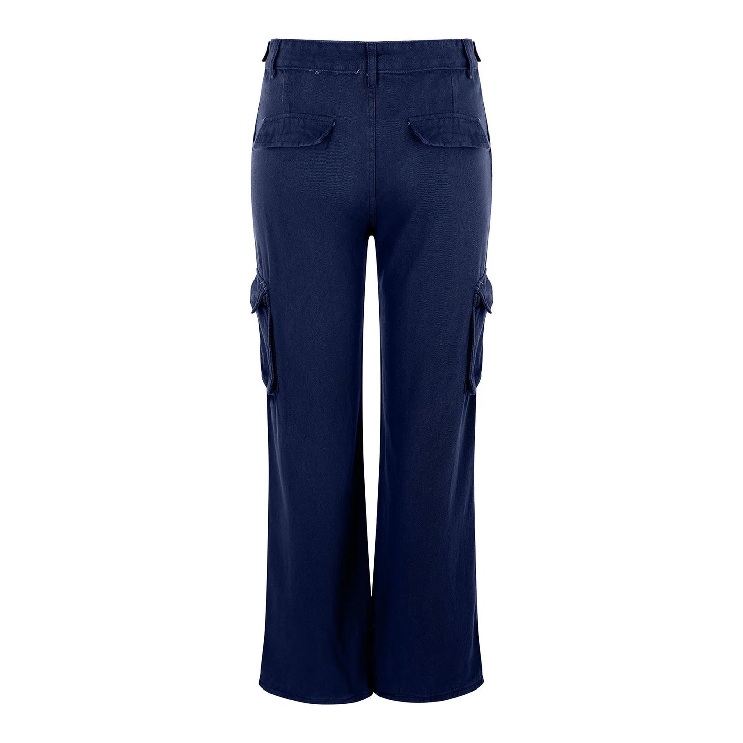 Casual hoge taille cargo rechte broek dames - Diane