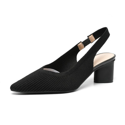 Slingback Hak Puntige Neus Elegant Design – Ursuline