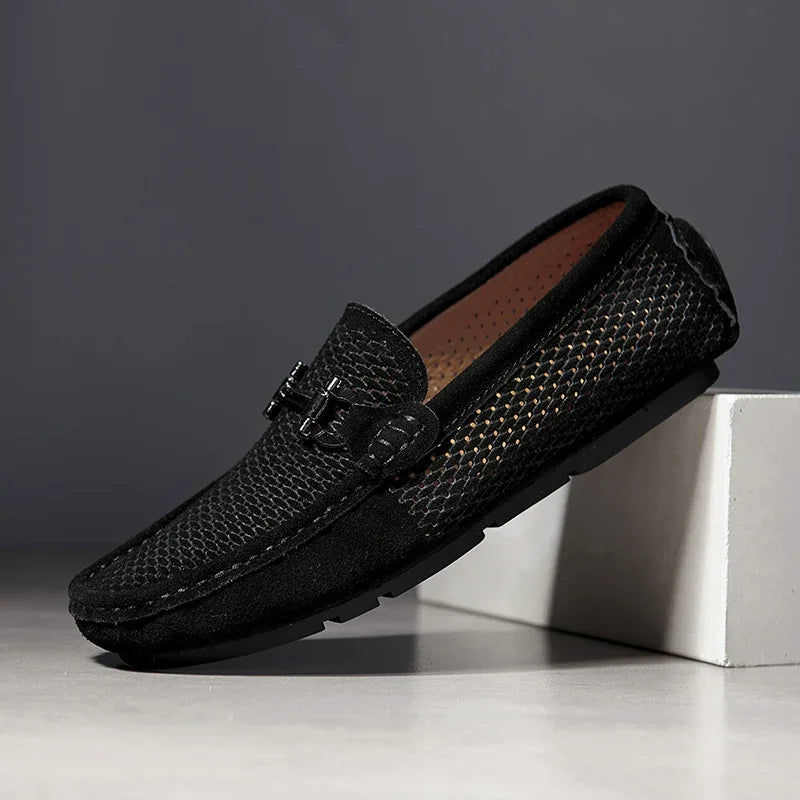 platte ademende loafers heren - Sebastian