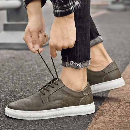 Luxe Leren Sneakers - Cas