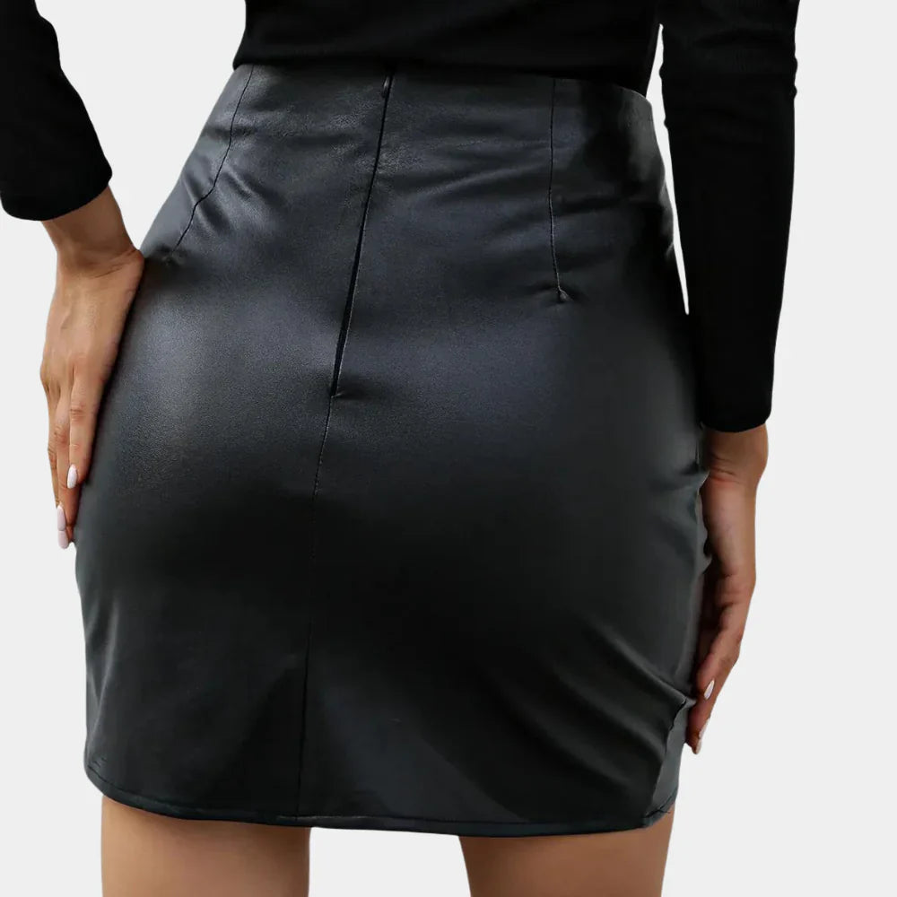 Minirok Gewikkeld Stijlvol Design – Famke