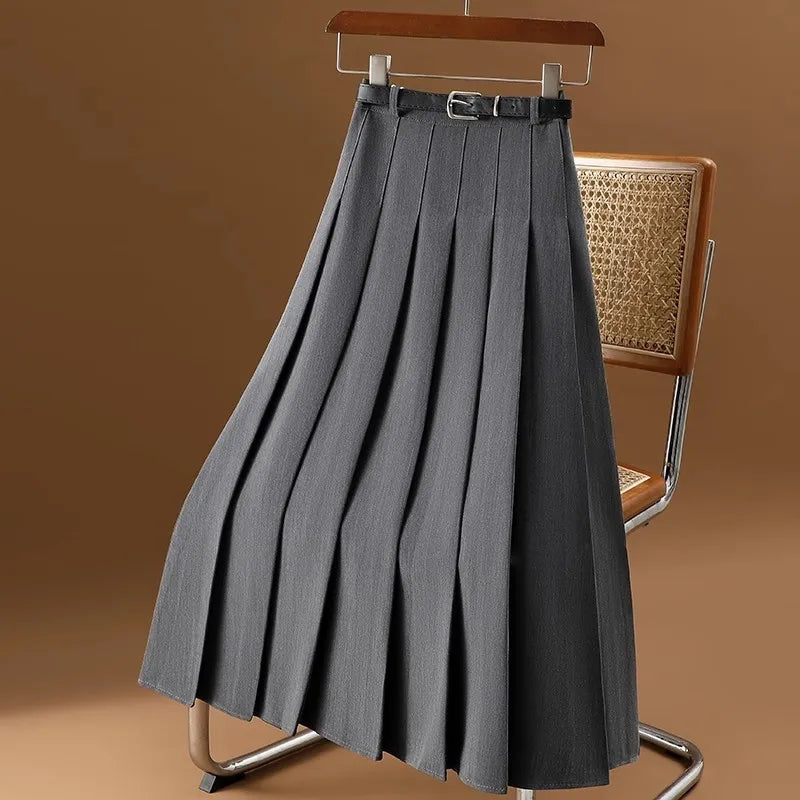 Geplooide Midi Rok Stijlvol en Comfortabel – Eefje