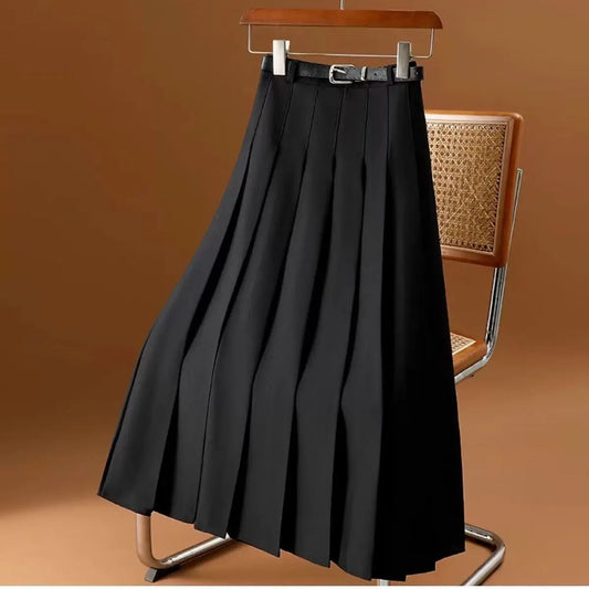Geplooide Midi Rok Stijlvol en Comfortabel – Eefje