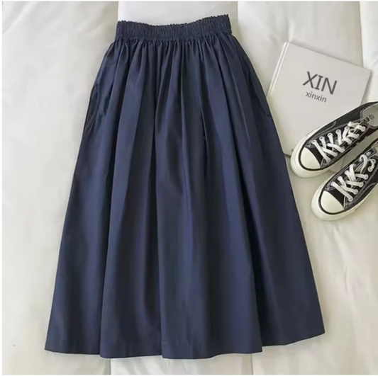 Rok Wijde Pasvorm Hoge Taille – Loes
